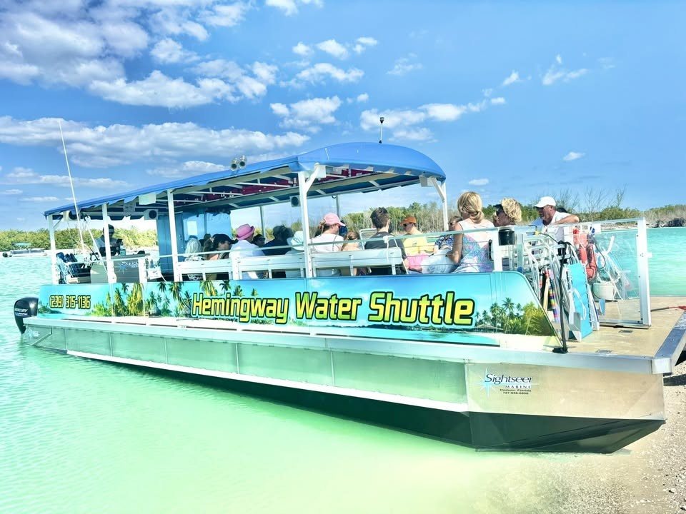 Hemingway Water Shuttle on the water